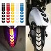 1pc Motorcycle Arrow Stripe Stickers Fender Paste Universal Waterproof Oilproof Reflective Motorbike Tape Decal Moto Accessories