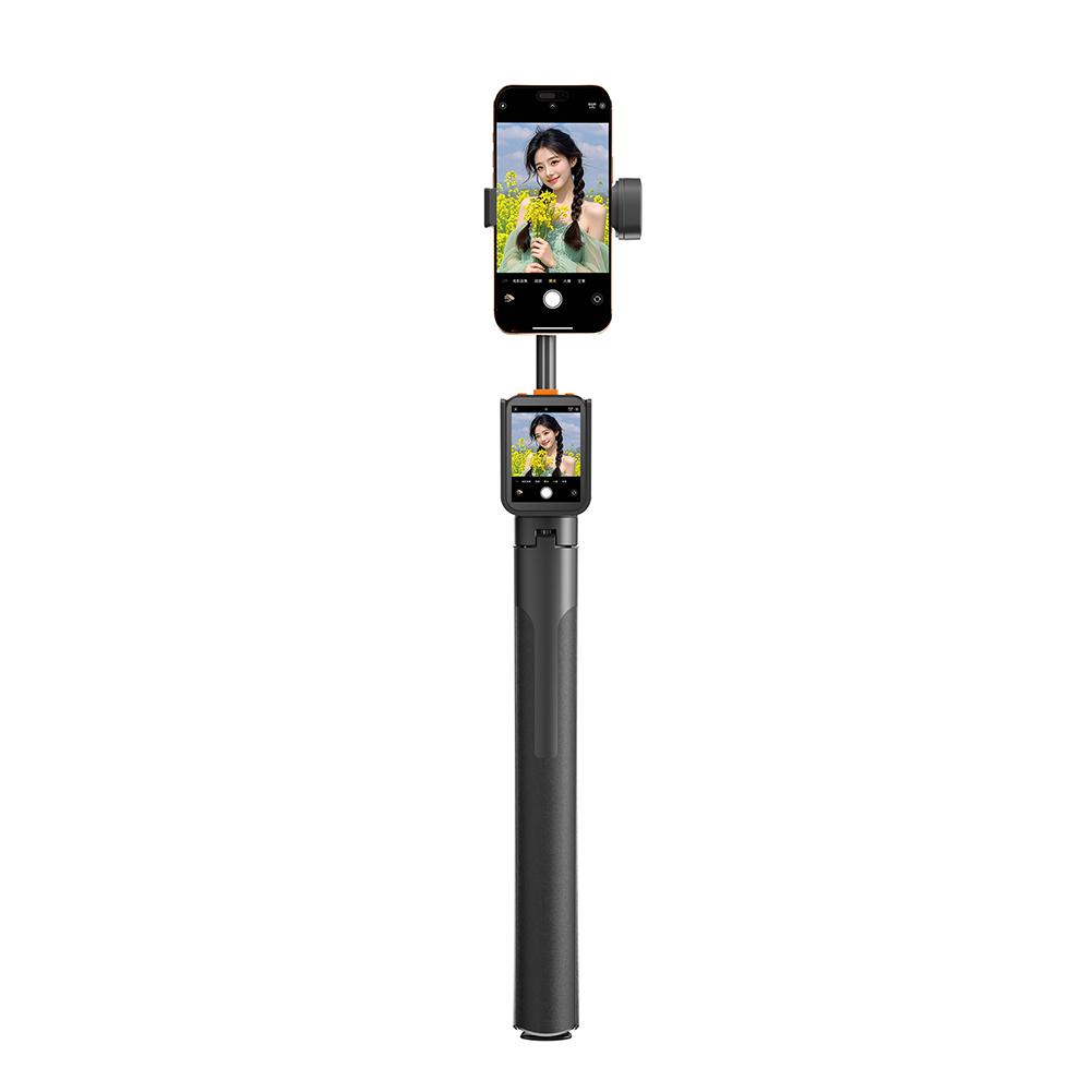 Handheld RC Selfie Stick Automatically Pops Up Telescopic Record Tool USB-C Rechargeable for Live Broadcas Take Photo Travel