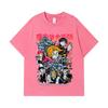 275 GSM gewaschene T-Shirts 100% Baumwolle Fullmetal Alchemist V1 Druck Unisex Schweres Baumwoll-T-Shirt