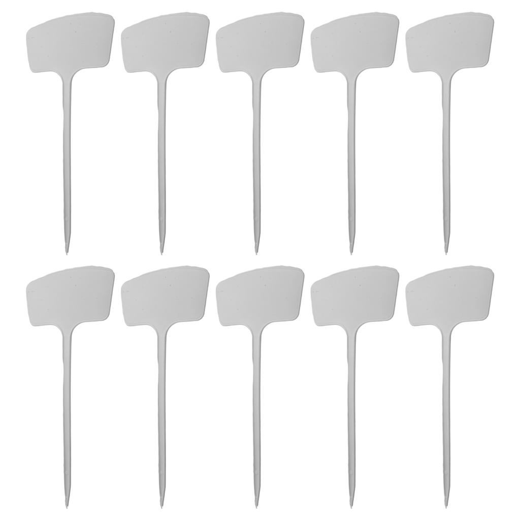 10pcs Garden Plant Label Plastic Garden Labels Gardening Plant Nursery Markers Label Tray Mark Diy Tool