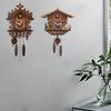 Cuckoo Clock Battery Powered Wall Clocks Handcrafted Decoration Windchime