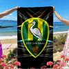 ADO Den Haag Print Beach Towel, Versatile Lightweight Absorbent Beach Towel for Pool Surf Yoga Bathroom, Perfect Birthday Holiday Gift