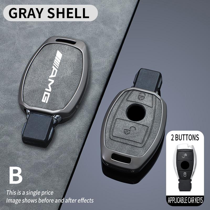 Car Key Case Cover Shell for Mercedes Benz AMG W204 W463 W176 W251 W205 A200 A260 A C R G Class GLA CLA GLK GLC CLS Keychain