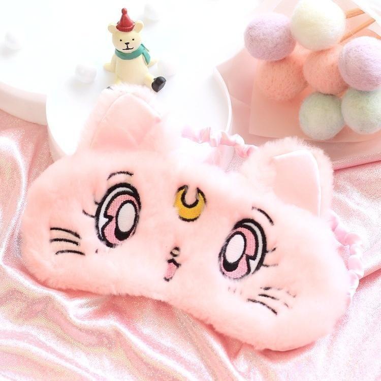 Lovely Eyeshade Sleeping Mask Travel Cartoon Anime Sailor Moon Blindfold Eye Cover