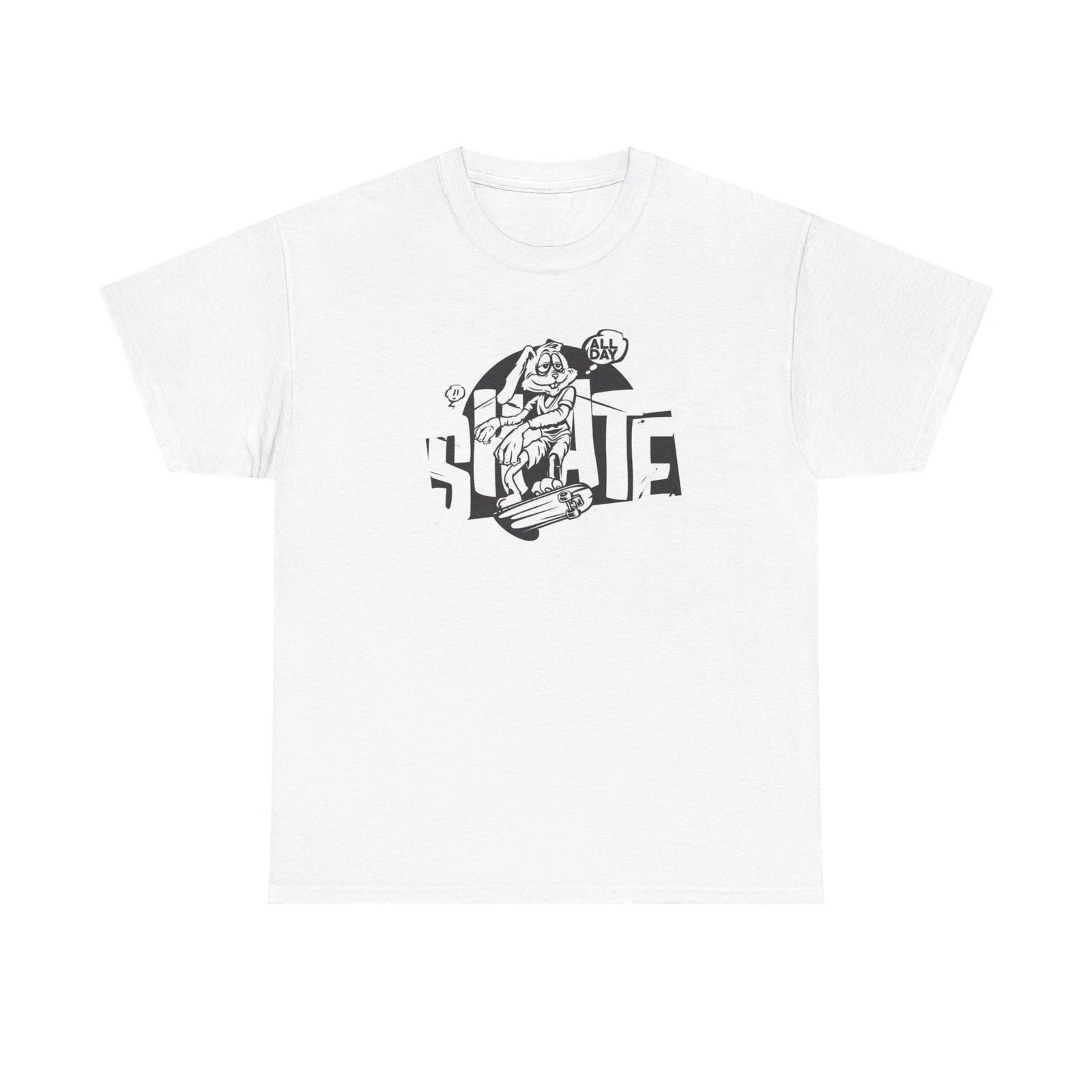 Men s and Women s T-shirts Skate All Day Graphic M