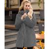 Women's Mid-Length Loose Rabbit Fur Coat - European & American Style