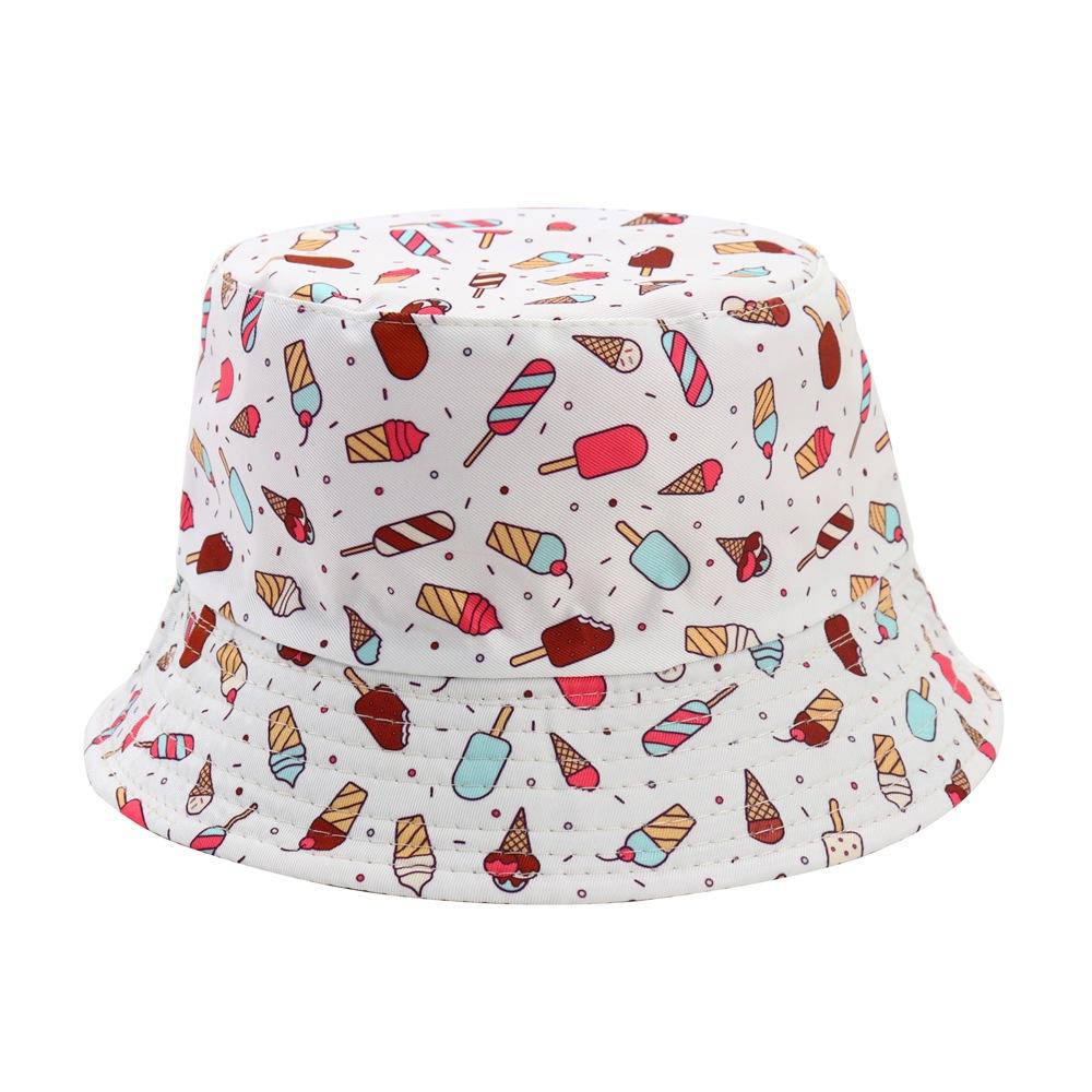 2 3 4 5 Years Old Boys Girls Bucket Caps for UV Protection Cotton Sun Hats Summer Spring Outdoor Visor