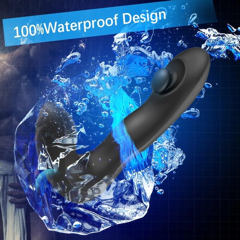 Fernbedienung Prostata Massager Anal Plug Vibrator Für Männer Sex Spielzeug Für Männer Mit Simulation Finger Drücken Erwachsene Erotik Sex Spielzeug