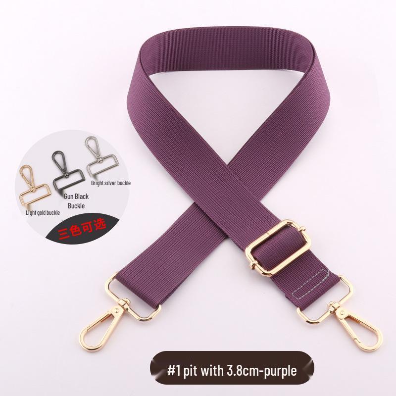 Wide Woven Crossbody Leather Bag Strap for Women's Bags & Backpacks