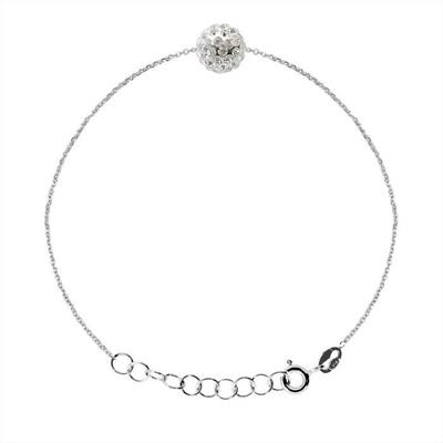 Bracelet - LOVA LOLA VAN DER KEEN - Genuine Crystal - 925 Sterling Silver - Adjustable Size - 8 Mm