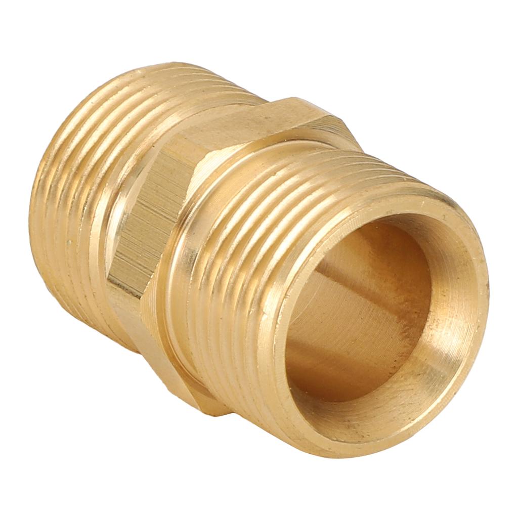 High Pressure Sprayer Adapter Brass M22 Metric Male Thread 14mm Hose Connector Coupler