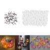 100pcs Clear Tealight Cup Heart Wax Shaping For DIY Scented Candle