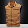 Workwear Vest Men's Outdoor Fishing Suit Casual Vest Jacket Simple Waterproof Vest
