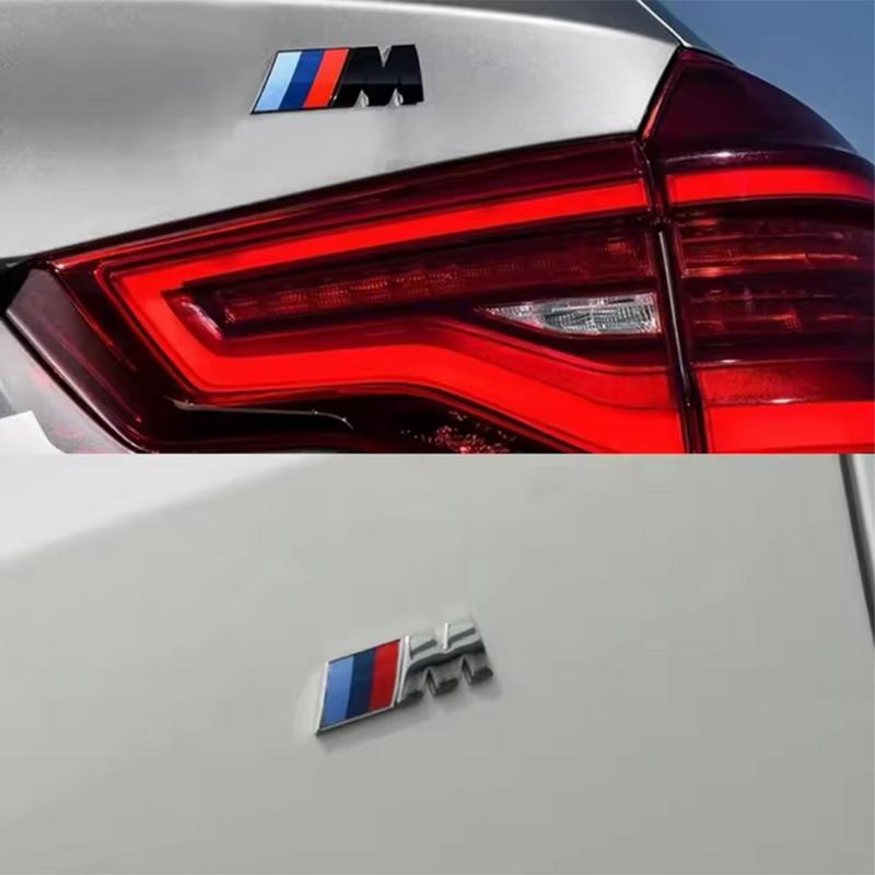3D ABS M Logo Car Fender Badge Trunk Sticker Accessories For BMW M Emblem E46 E36 E34 F10 E90 F30 E60 F30 E53 E30 E92 E87 OF8