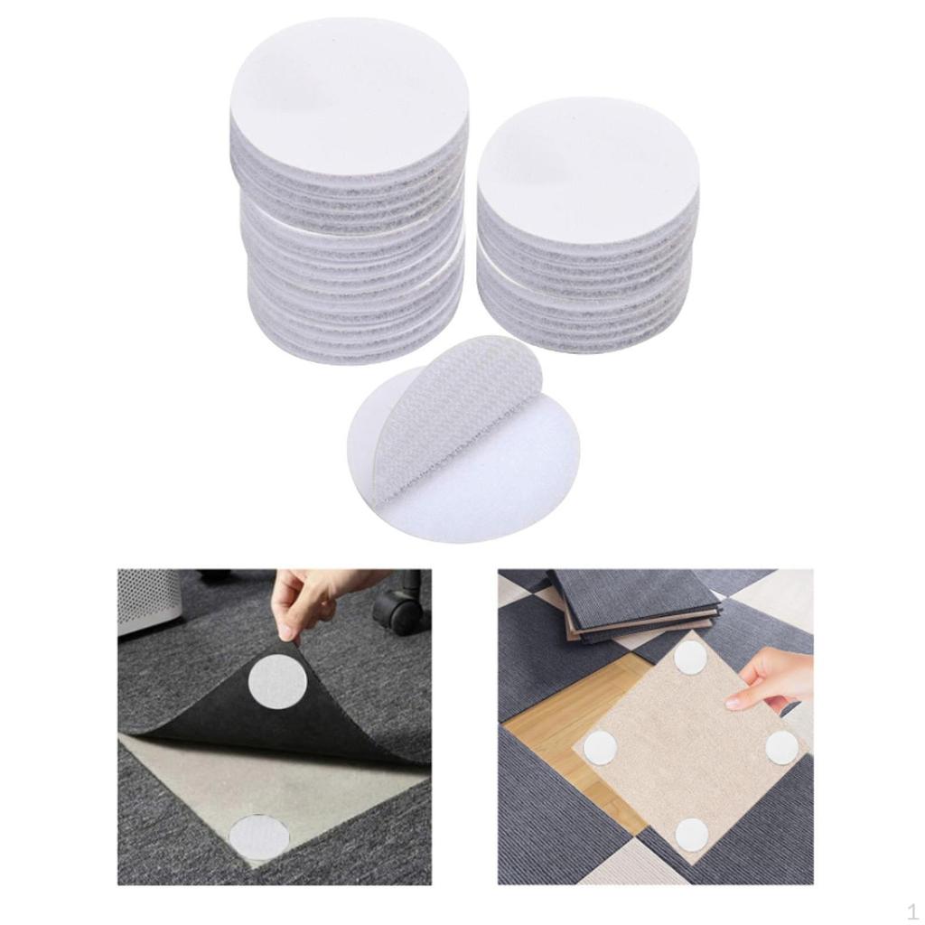 Hook and Loop Tape Fastener Strip Interlocking Mounting for DIY Projects Office Carpets
