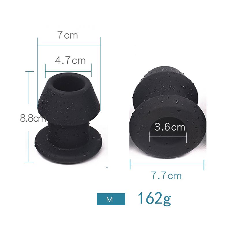 Silicone Hollow Anal Plug With Stopper Speculum Enema Anus Dilator Butt Plug Prostate Massage Bdsm Sex Toys For Woman Men