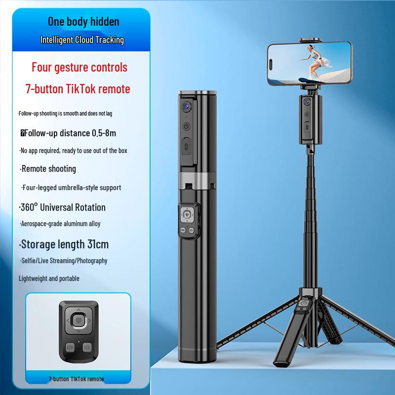 

Cross-border CL18 AI Smart Selfie Stick with Tripod for Live Streaming and Tracking