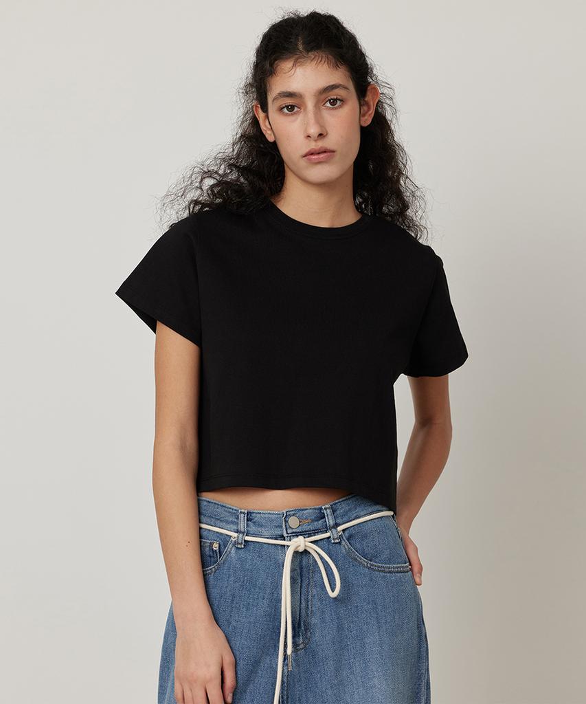 Kwinseulaebis Solid Crop T-Shirt