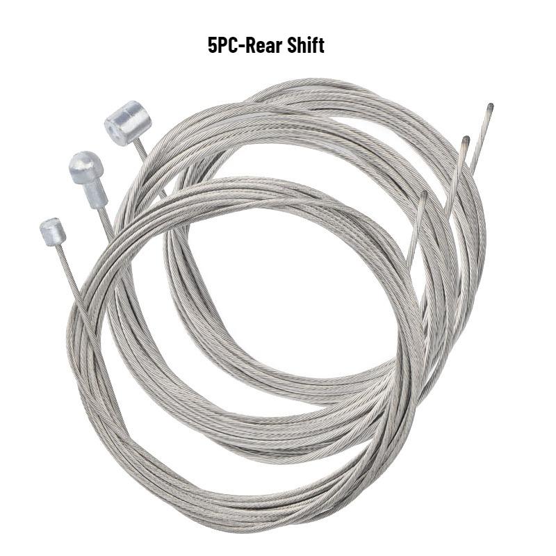 10 шт. Универсальный набор тросов тормоза Прочный Комплект тросов тормоза и переключения для шоссейного горного велосипеда Замена троса тормоза MTB