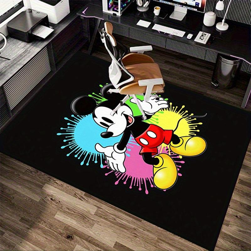 1pc. Colorful Mickey Mouse Splash Art Rug - Perfect for Home Decor, Office Carpet, Chair Cover, Outdoor Decoration, and Gift Ideas!z041129