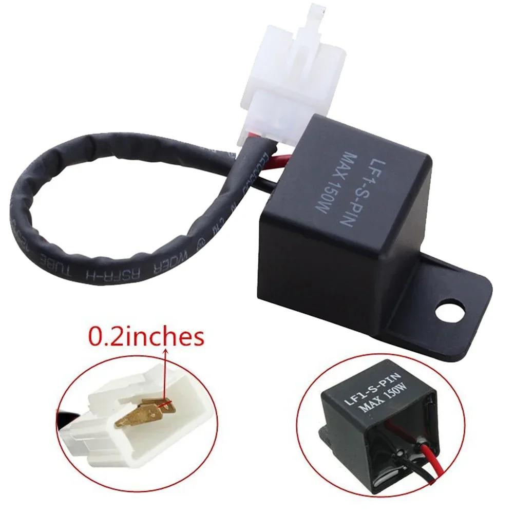 

Car Motorcycle Switch Adjustable LED Turn Signal Indicator Blinker Light Flasher Relay For Yamaha R1 R6 FZ1 FZ6 FZ8 MT07 MT09 чёрный