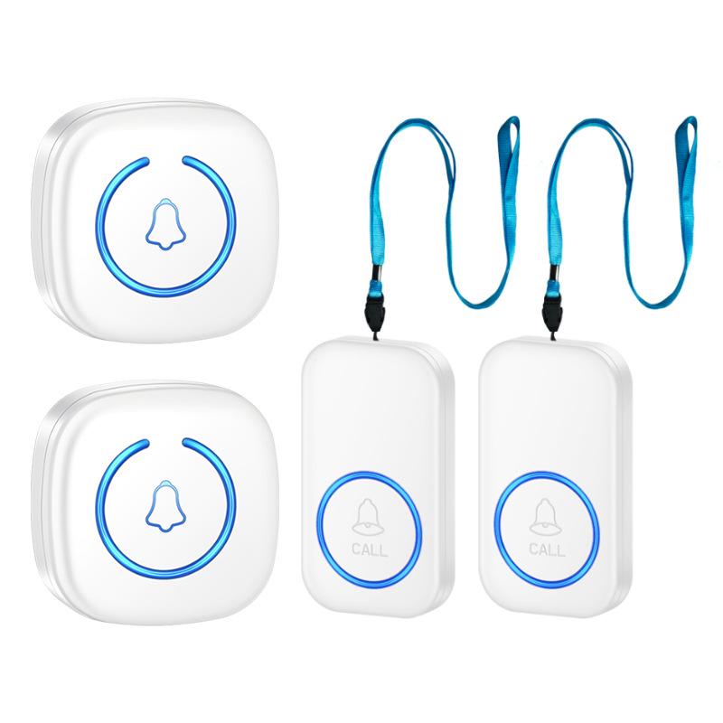 Wireless One-Button Emergency Alarm for Elderly - Bedside Call Help Remote
