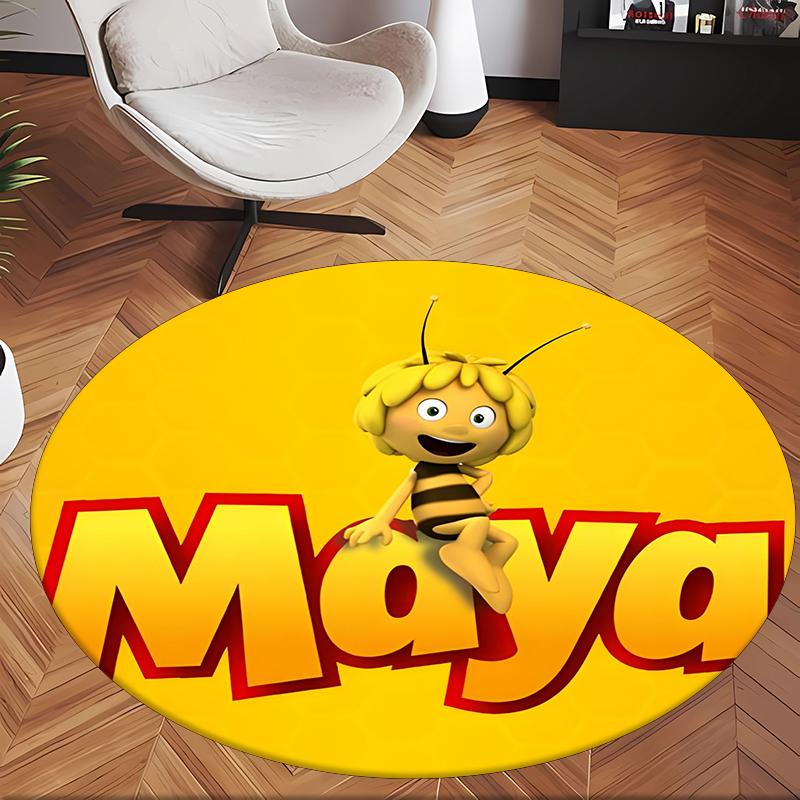 L'Ape Maia (5) Tappeto Rotondo per Ufficio Tappeto Decorativo per Pavimento per Ufficio Camera da Letto Soggiorno e Spazio Domestico