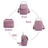 Damen Nylon Umhängetasche Crossbody Handtasche kleine Geldbörse Handtasche Reißverschluss Etui