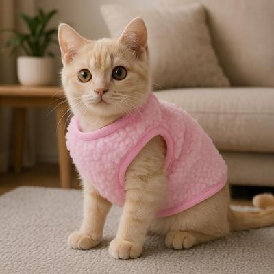 Cute Winter Warm Fleece Teacup Dog Clothes Colorful Vest Bee Pattern Puppy Pet Clothes Soft Cat Clothes Small Pet
