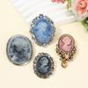 Shimmering Crystal Accented Brooch Sturdy Metal Design Versatile For Office Event Social Gatherings