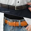[NARU] Italian Leather Belt for Men, Genuine Leather, Business Casual, Made in Italy, 28mm Wide (2.8cm Wide), Thick, Long, Large Size, Adjustable