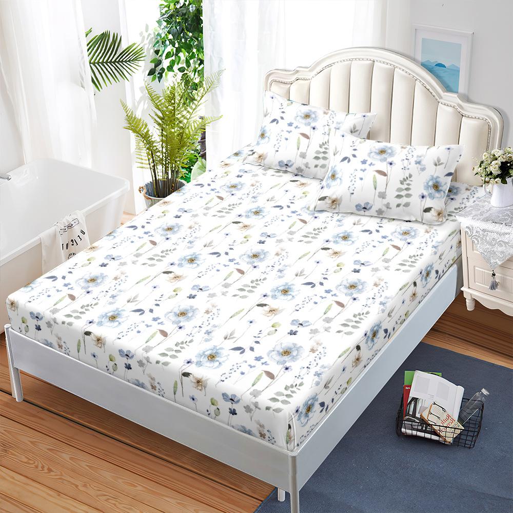 Three-Piece Mattress, Bed Cover, Small Fresh Mattress, Protective Cover, Bed Cover.