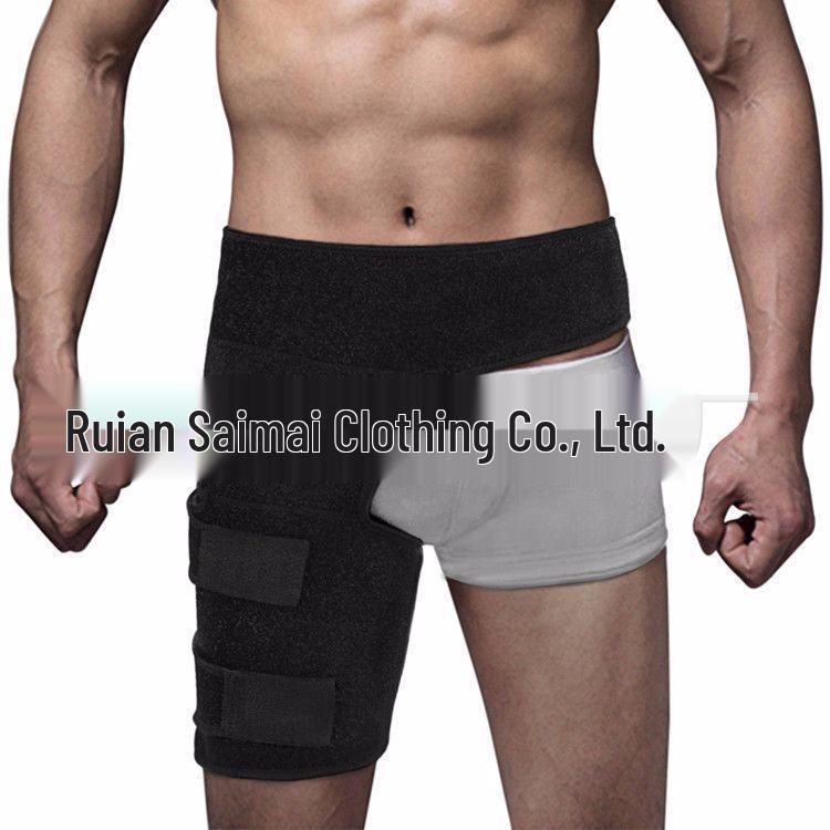 Breathable Leggings with Anti-Strain Hip & Thigh Support and Groin Strap 