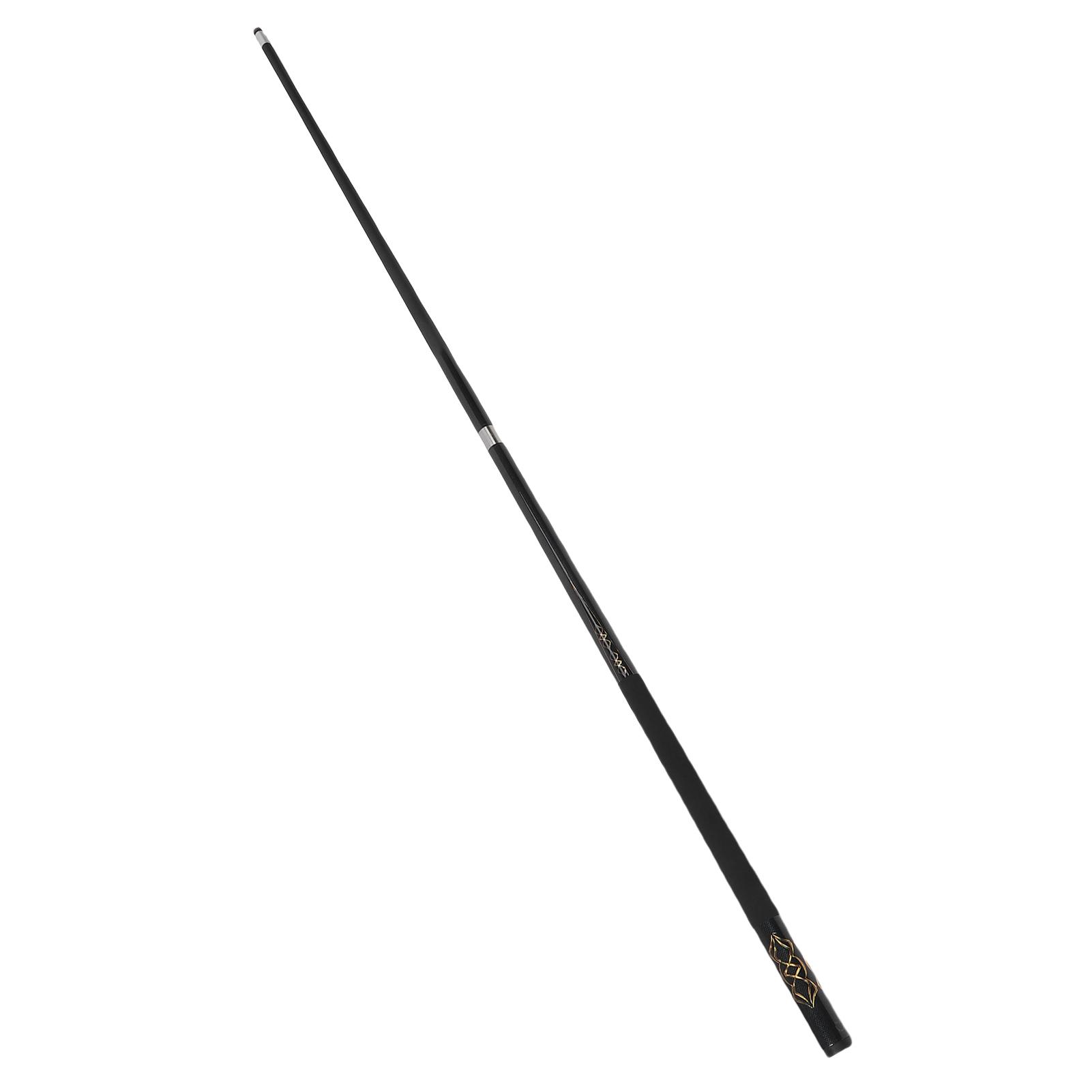 

Pool Cue Stick 13MM Tip Comfortable Grip Improve Hitting Accuracy Precise Control Carbon Billiard