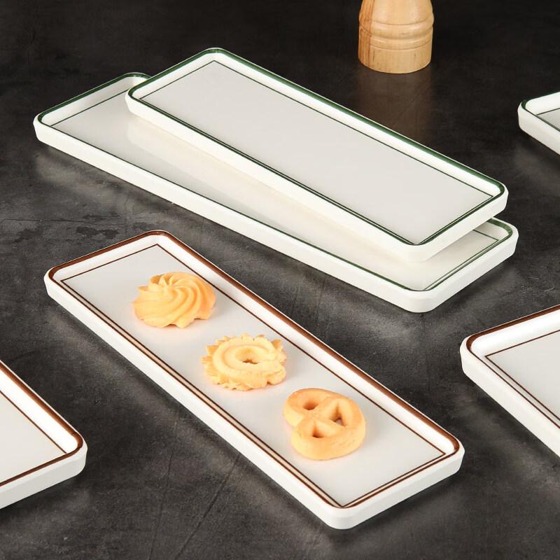 

Melamine Rectangular Sushi & Dessert Serving Platter