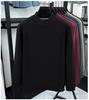 Men's Versatile Winter Fleece Sweatshirt, Half-High Collar, Solid Color, Long Sleeve, Thick Base Layer for All Ages.