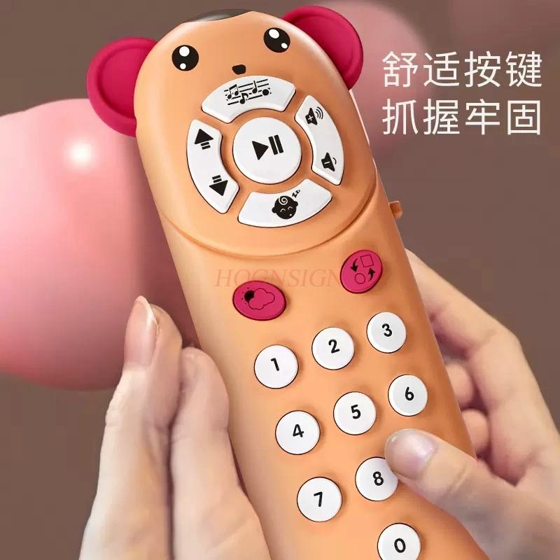 Baby Remote Control Toy Can Bite Baby Simulation Phone Model Children'S Mobile Phone Early Education Buttons Big Brother Puzzle