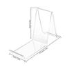 Clear Acrylic Shoes Display Stand Shoe Store Display Stands Sandal Display Durable Fit For Shopping Malls Home Shoe Storage