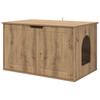 vidaXL Cat House Craftsman Oak 85 X 55 X 50.5 Cm