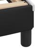 Bed Frame  Dover  Black and White 140 x 200 cm Faux Leather