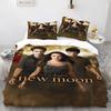 Neuer Film Twilight Bettwäsche-Set Liebe Bettbezug-Set Kissenbezug Film Einzel- Queen- King- Doppelbettgröße Weiche Bettwäsche für Frauen Teenager
