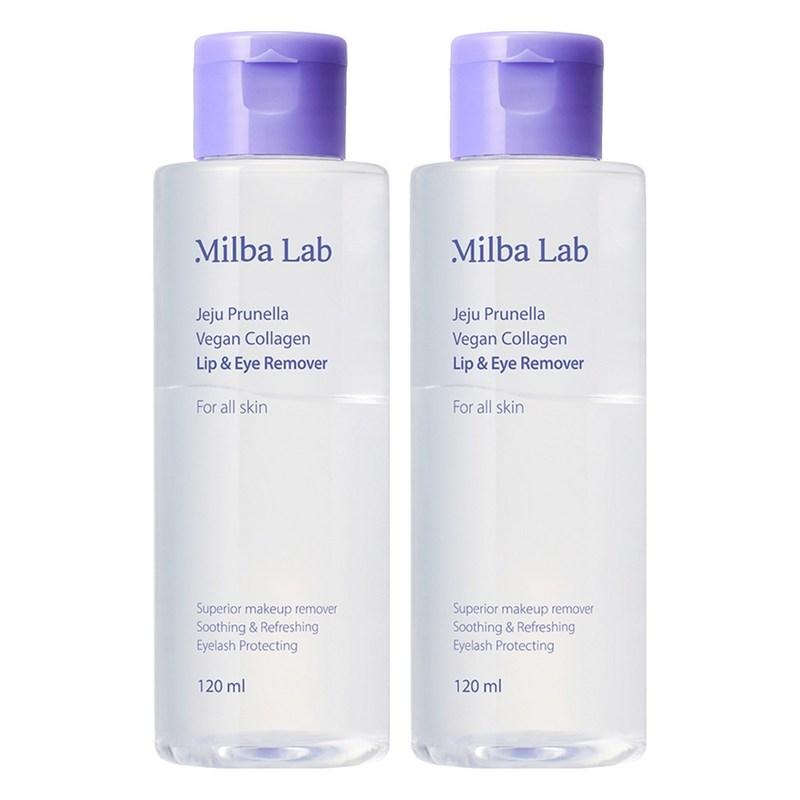 Milba Lab Jeju Prunella Collagen Lip & Eye Remover, 120ml, 2 Pcs