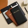 With Pen Insert Cash Receipt Folder Waterproof Bill Folder Portable Cash Book  Restaurant