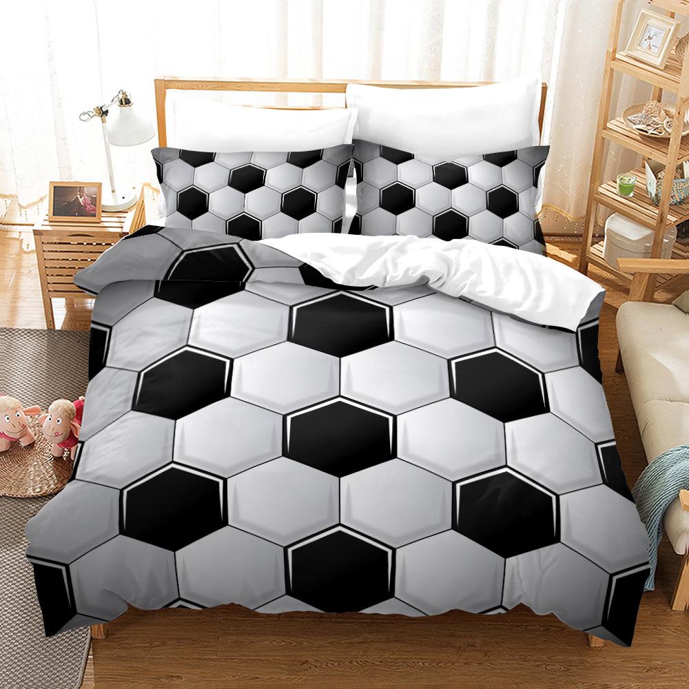 

Comfortable Stylish Double Queen Basketball Series For Men Boy Duvetcover Sets Polyester Bedclothes 210x210 Dropshipping Quilt Comforter (quilt)-EU Single(135*200cm)3pcs
