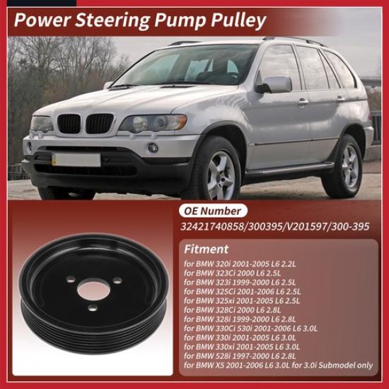 No.32421740858 Power Steering Pump Pulley for BMW 320i 32i 323i 325Ci
