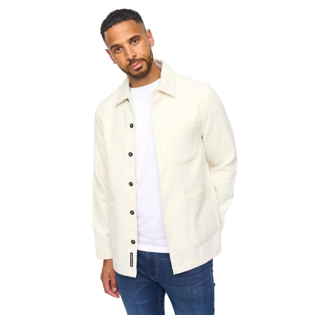 Bewley & Ritch Mens Haynerson Textured Overshirt