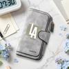 LA California Forever Leather Long Wallet Card Holder Purse 