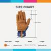 1Pair Of Women'S Gardening Gloves, Breathable Leather Gardening Gloves With Grip, Puncture-Resistant Work Gloves