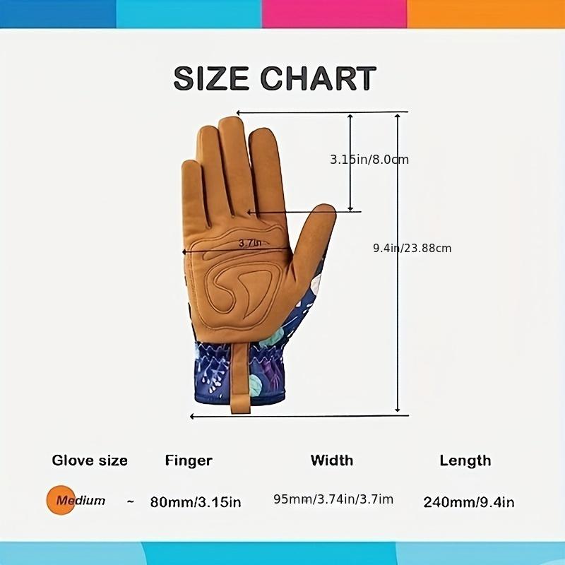 1Pair Of Women'S Gardening Gloves, Breathable Leather Gardening Gloves With Grip, Puncture-Resistant Work Gloves