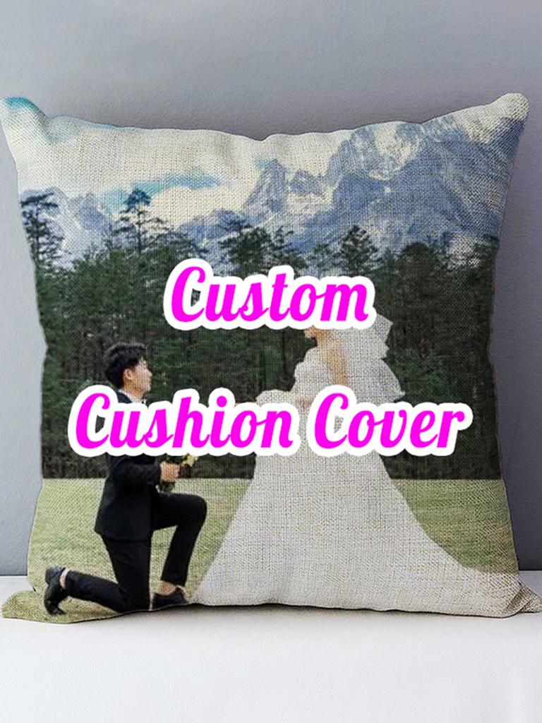 Personalized your image here printed custom cushion cover Wedding gifts Pets Personal Photos home decorative pillow case 45x45cm